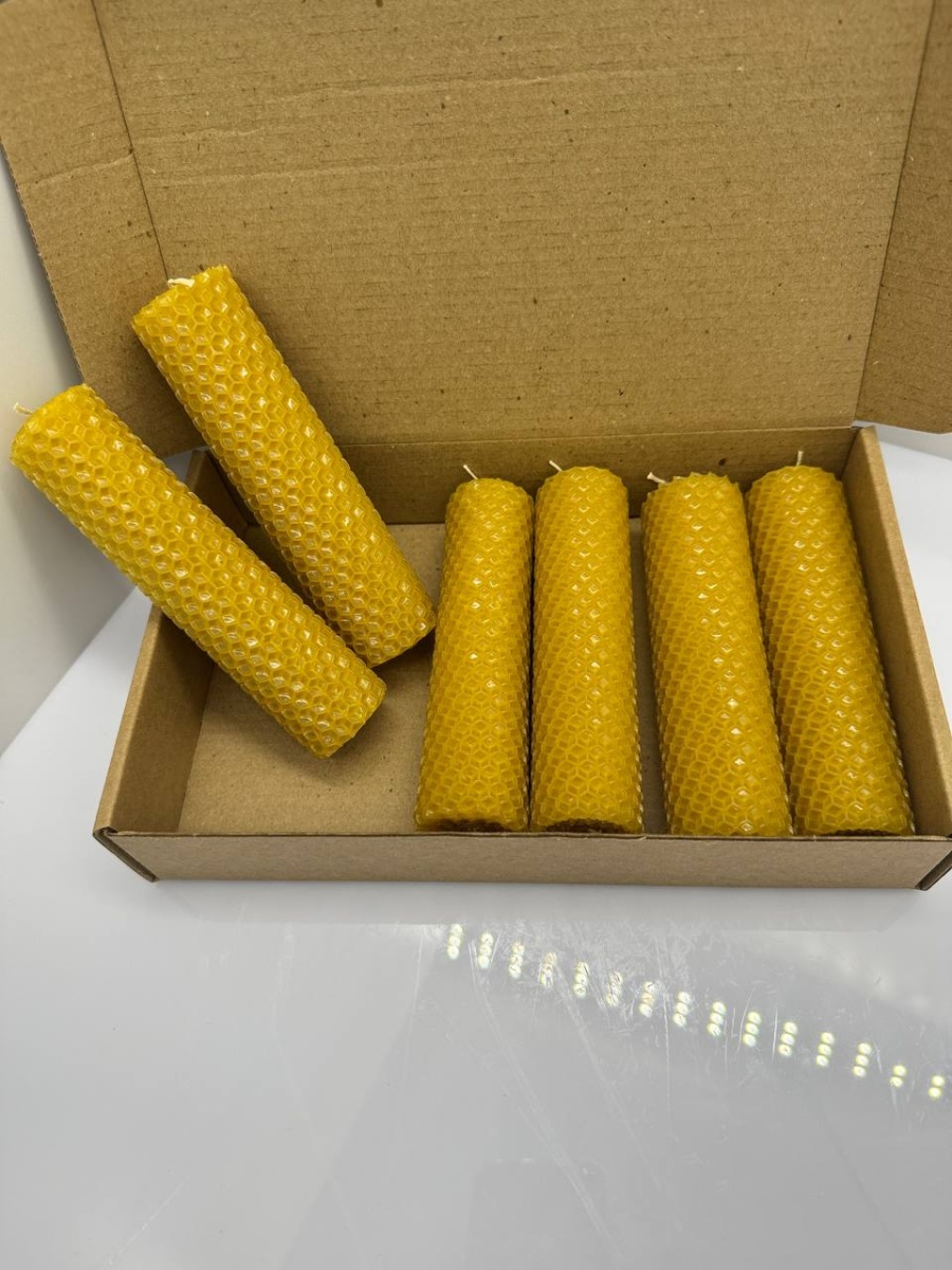 Набор свечей из вощины "Цветочный мед"